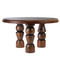 El Templo Round Table
55 dia x 30 H inches
Light Walnut Finish
