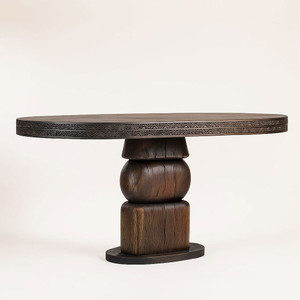 Totem Console Table
60 x 20 x 30 H inches
Dark Walnut Finish