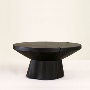 Monolith Cocktail Table
34-36 dia x 18 H inches
Ebony  Finish