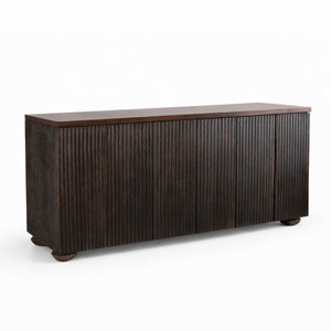 Rienzo Fluted Wood Cabinet
60 x 20 x 33 H inches
Espresso Finish