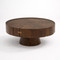 Vallecito Cocktail Table
36 diameter x 16 H inches
Dark Walnut  Finish