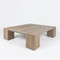El Roble Oak Cocktail Table
60 x 60 x 18 H inches
White Washed Oak