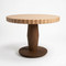 Syren Bistro Table
42 dia x 30 H inches
Natural White Oak, Chestnut Brown Base