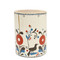 Pajarito Hand Painted Side Table
12 dia x 16 H inches
Painted Bone Finish