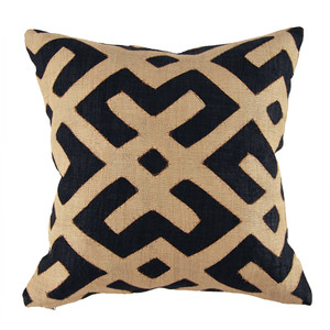 Classic Authentic Kuba Cloth Pillow
20 x 20 inches
Woven Raffia Cloth