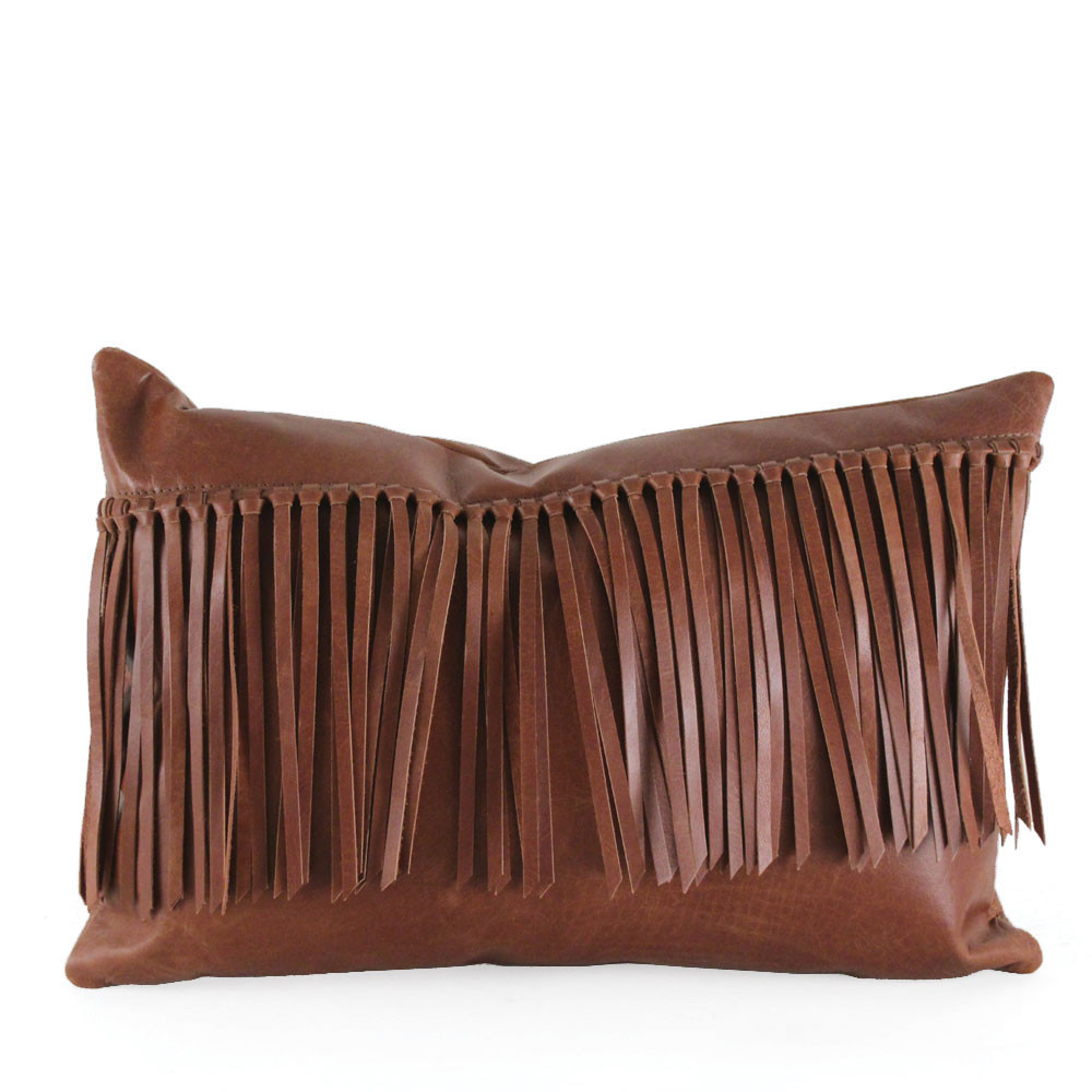 Cowboy Fringe Pillow
10 x 18 inches
Leather
Saddle Brown Cowboy Fringe Pillow
10 x 18 inches
Leather
Saddle Brown
