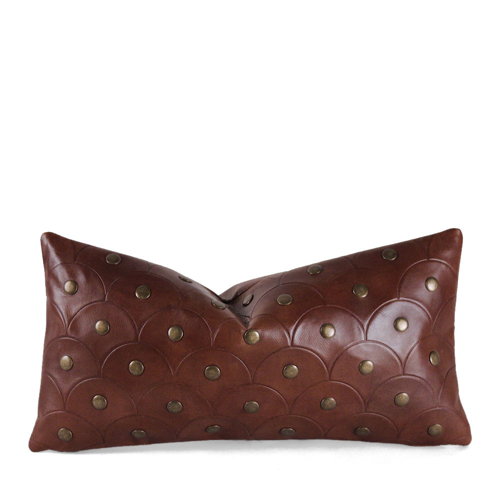Tavern Stud Pillow
10 x 18 inches
Leather
Saddle Brown Tavern Stud Pillow
10 x 18 inches
Leather
Saddle Brown