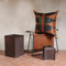 Leather Lacing Waste Bin 
Leather Lacing Tissue Box
Modern Primitive Pillow
Connaught Leather Magazine Rack