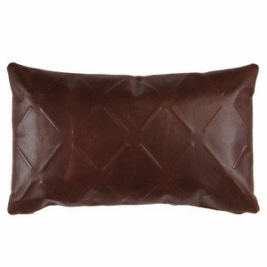 Racer Leather X Pillow
10 x 18 inches
Leather
Chocolate Brown