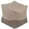 Once Dipped Pouf - DDPF-008
18 x 18 x 18 H inches
Linen
Grey