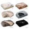 As Shown: Luxe Mongolian Lamb Blanket Color Options