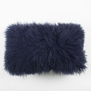 In The Navy Mongolian Lamb Pillow
11 x 22 inches