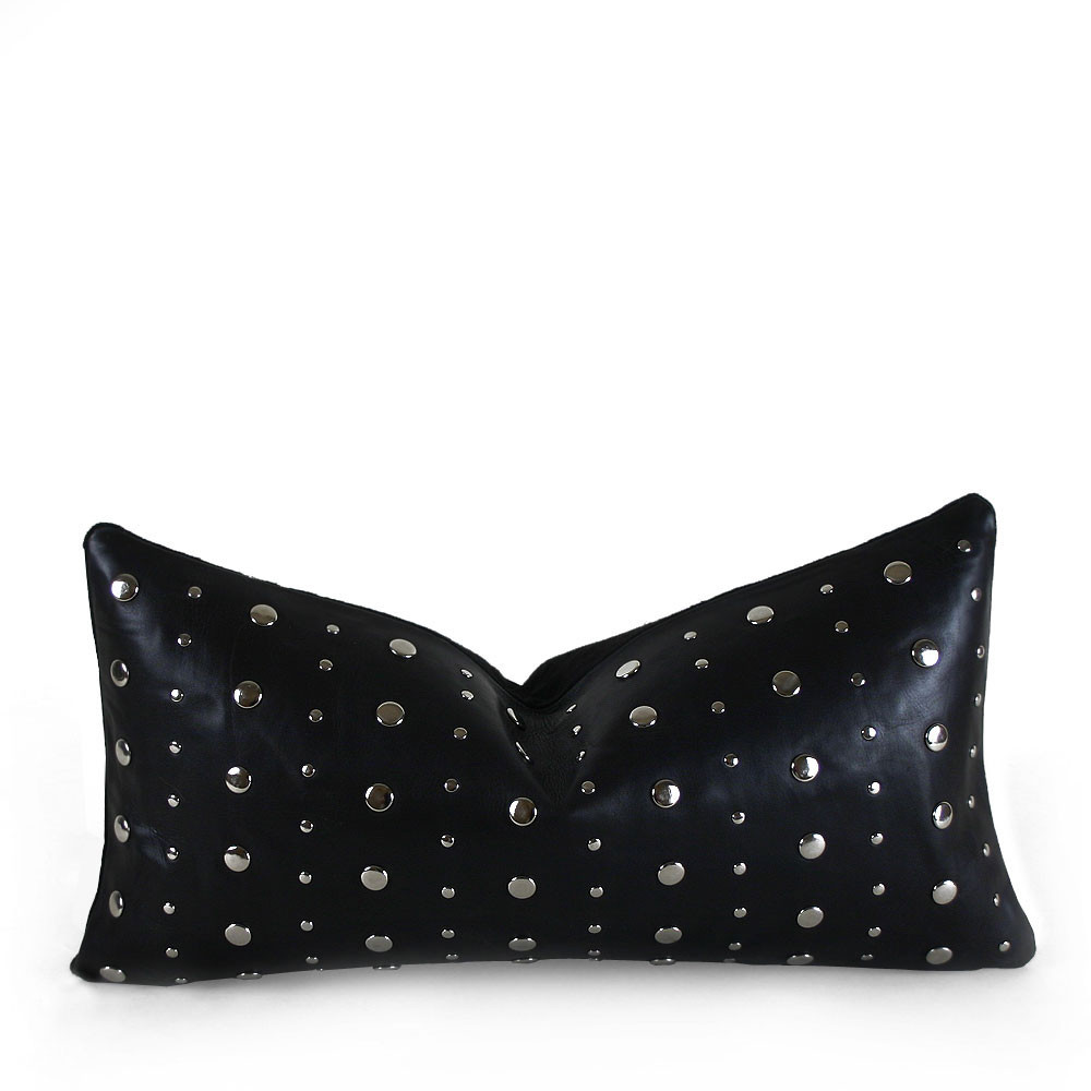 Nickel and Dime Pillow
10 x 18 inches
Leather
Black Nickel and Dime Pillow
10 x 18 inches
Leather
Black