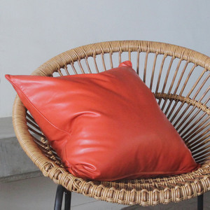 Orange Leather Pillow
20 x 20 inches