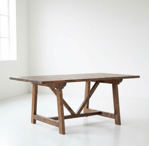 Mesa de Granja Farm Table
modern farmhouse dining room table​ 
36 x 84 x 30 H inches 
Honey Brown Finish