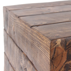 Sugar Pine Cube Table
24 x 24 x 16 H inches
Honey Brown Finish