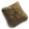 As Shown: Genuine Sheepskin Pillow
Size: 14 x 14 inches
Material: Taupe Sheepskin