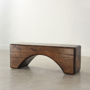 Arco Bench Table
16 x 48 x 18 H inches
Dark Walnut Finish
Sealed Topcoat