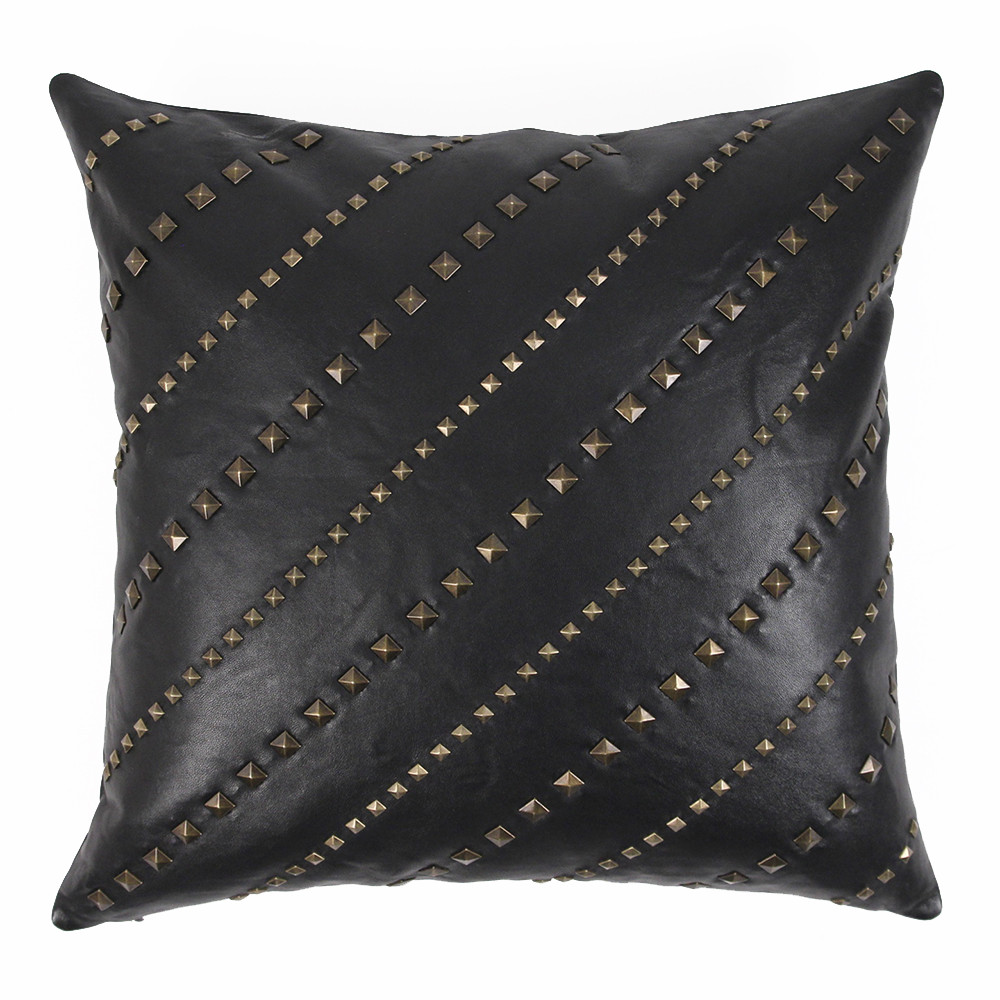 Rock Star Pillow
20 x 20 inches
Leather
Black, Brass Rock Star Pillow
20 x 20 inches
Leather
Black, Brass