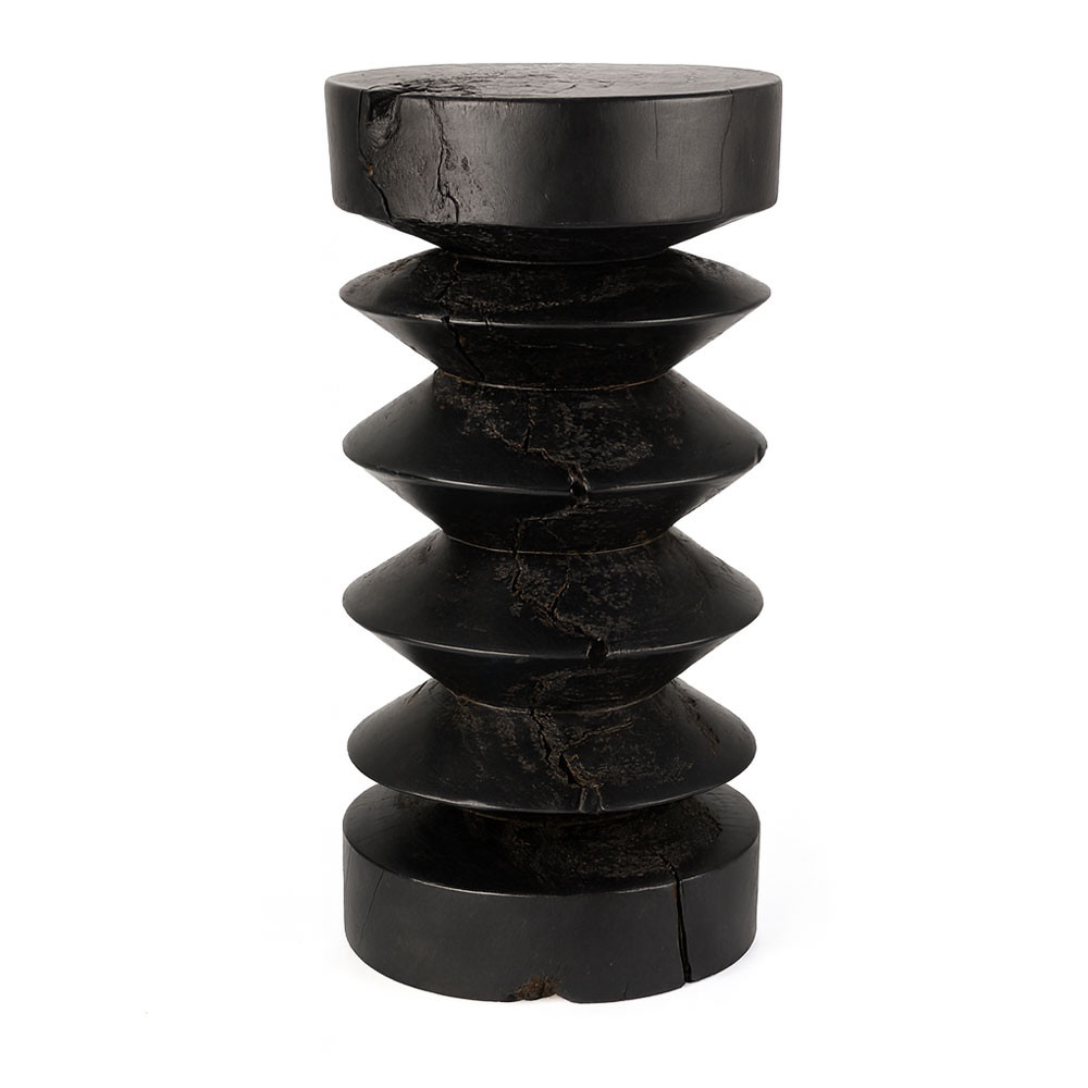 Abaidoo Stool Table
11 dia x 22 H inches
Ebony Finish Abaidoo Stool Table
11 dia x 22 H inches
Ebony Finish
