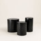 Lacquered Log Tables
12 dia x 16 H inches, 12 dia x 20 H inches, and 18 dia x 18 H inches