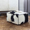 Home On The Range Pouf - RRPF-001
22 x 22 x 13 H inches
Cowhide
Style B