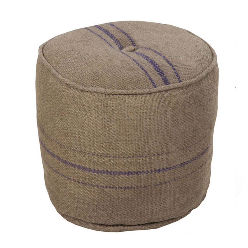 French Country Pouf - POUF-13
18 diameter x 17 H inches
Jute