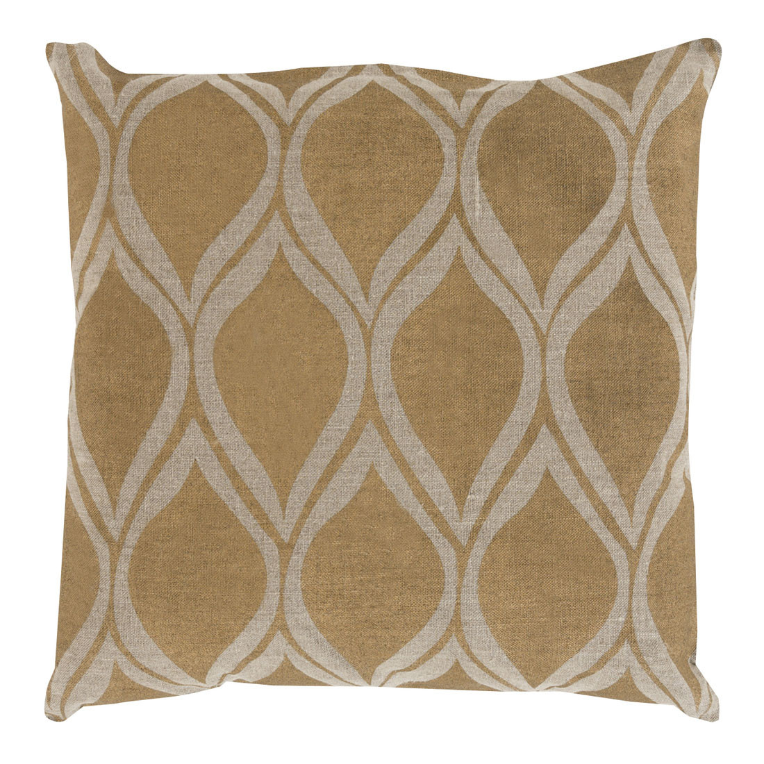 Stamped Linen Droplet Pillow - MS-001
18 x 18 inches
Linen
Gold