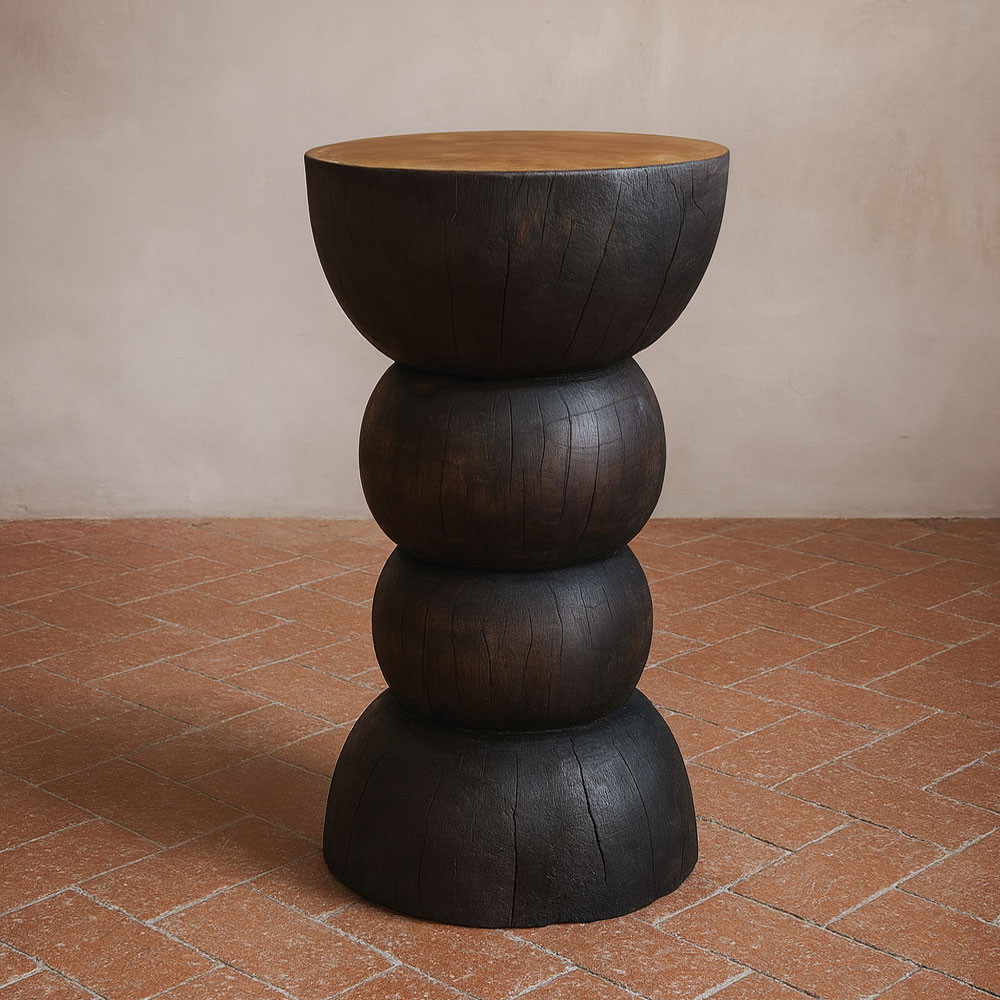 Paolo Stool Table
12 dia x 21 H inches
Espresso/Natural Finish Paolo Stool Table
12 dia x 21 H inches
Espresso/Natural Finish