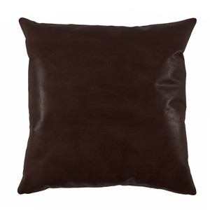 Espresso Brown Leather Pillow
20 x 20 inches
