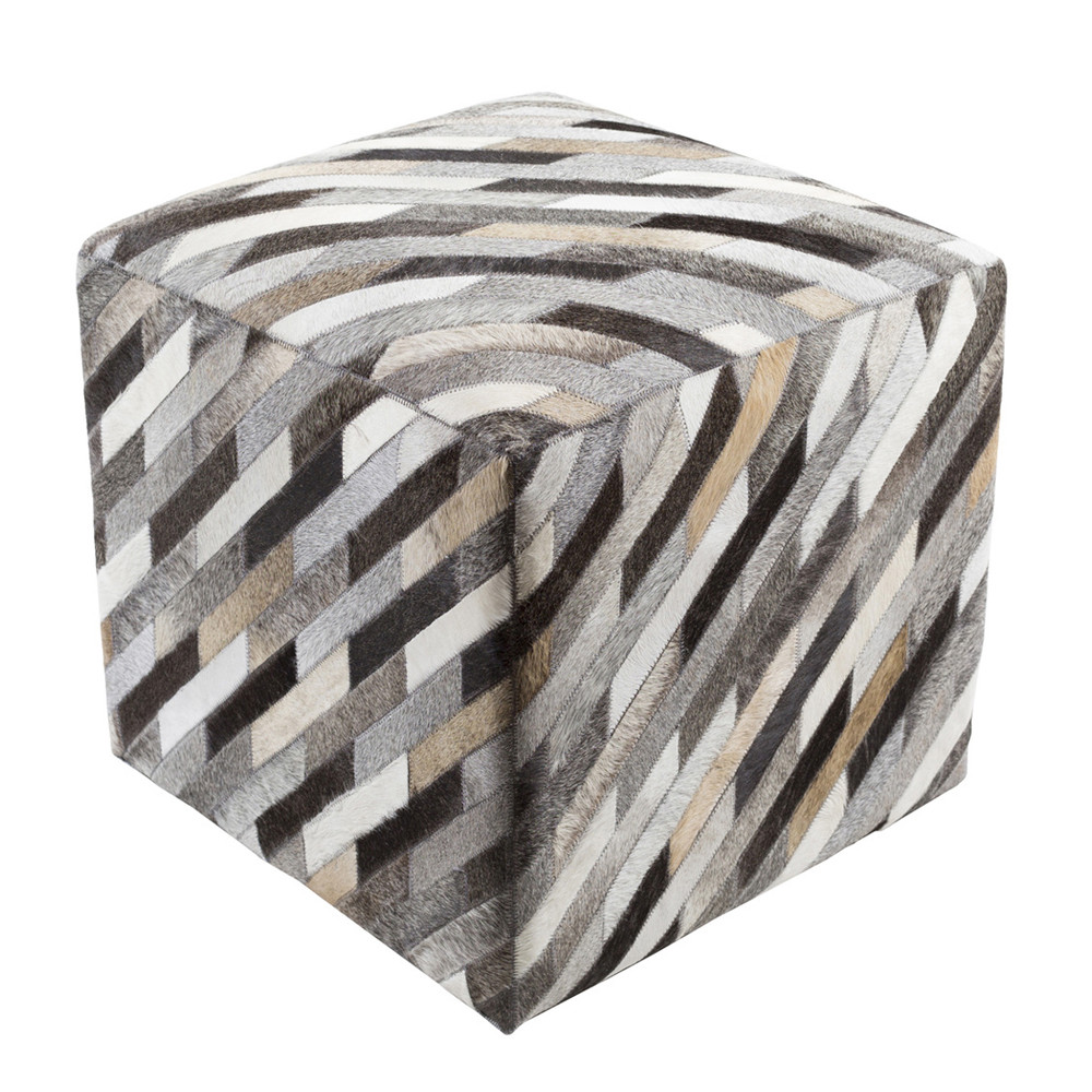 Diagonal Hide Pouf - LCPF-003
18 x 18 x 18 H inches
Cowhide Diagonal Hide Pouf - LCPF-003
18 x 18 x 18 H inches
Cowhide