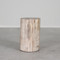As Shown: Petrified Wood Log Table
Dimensions: 10 x 12 x 18 H inches
Color: Neutral Mix