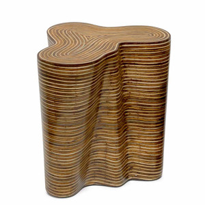 Orgo Occasional Table
22 x 18 x 22 H inches
Plywood, Rattan Veneer