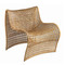 Lola Occasional Chair
36 x 28 x 31 H inches, Seat 15 H inches
Woven Leather, Iron
Tan