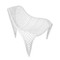 Wing Occasional Chair
41 x 35 x 31 H inches, Seat 15 H inches
Woven Leather, Iron
White