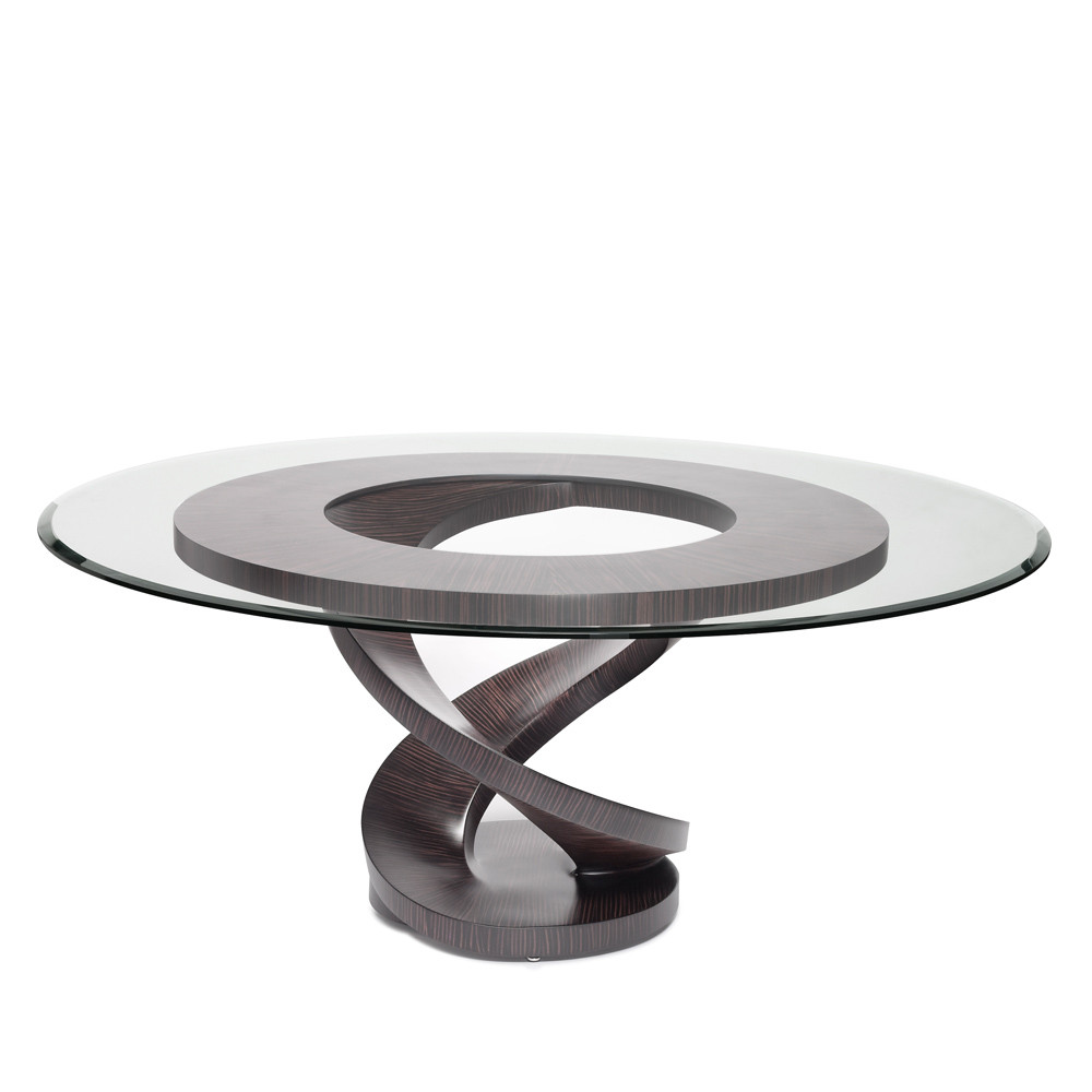 Fleur Dining Table Base
51 diameter x 30 H inches
Ebony Veneer
