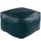 Eastwood Leather Pouf 
22 x 22 x 13 inches
Leather
Teal