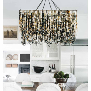 Nguni Horn Rectangular Chandelier - CLRect-O
48 x 24 x 28 H inches