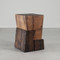 Siete Side Table 
14.5 x 14.5 x 22 H inches
Honey Brown / Dark Walnut Finish