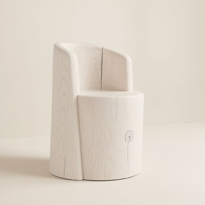 Cocoon Chair
22 dia x 30 H inches
White Wash Finish 