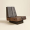 Los Ranchos Wood Lounge Chair
27 x 24 x 30 H inches, 12 inch seat height
Midnight Black & Coffee Brown Mix Finish