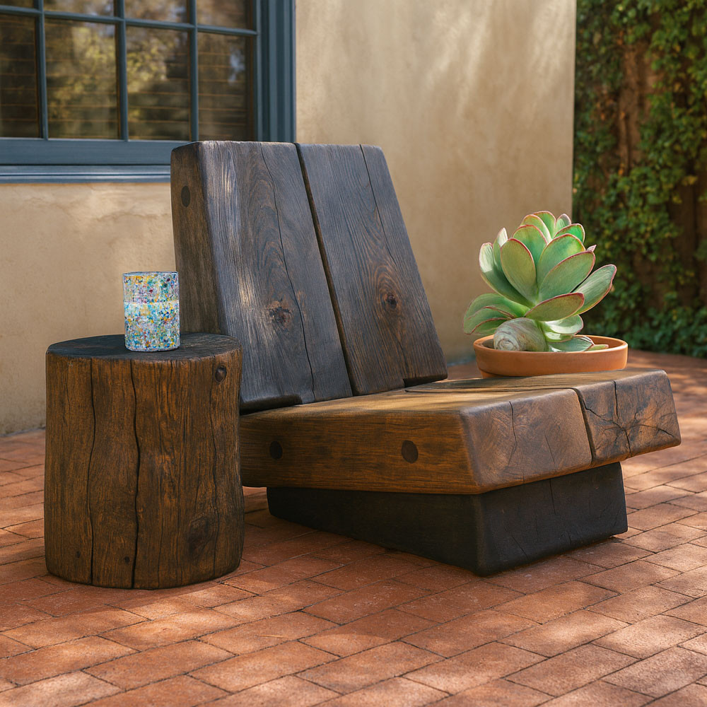 Los Ranchos Wood Lounge Chair
27 x 24 x 30 H inches, 12 inch seat height
Midnight Black & Coffee Brown Mix Finish Los Ranchos Wood Lounge Chair
27 x 24 x 30 H inches, 12 inch seat height
Midnight Black & Coffee Brown Mix Finish