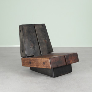 Los Ranchos Wood Lounge Chair
27 x 24 x 30 H inches, 12 inch seat height
Midnight Black & Coffee Brown Mix Finish