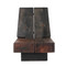Los Ranchos Wood Lounge Chair
Dimensions: 27 x 24 x 30 H inches, 12 inch seat height
Finish: Midnight Black & Coffee Brown Mix