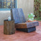 Los Ranchos Wood Lounge Chair
27 x 24 x 30 H inches, 12 inch seat height
Midnight Black & Coffee Brown Mix Finish