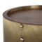 Ocean Liner Side Table
14 dia x 22.5 H inches
Brass, Wood