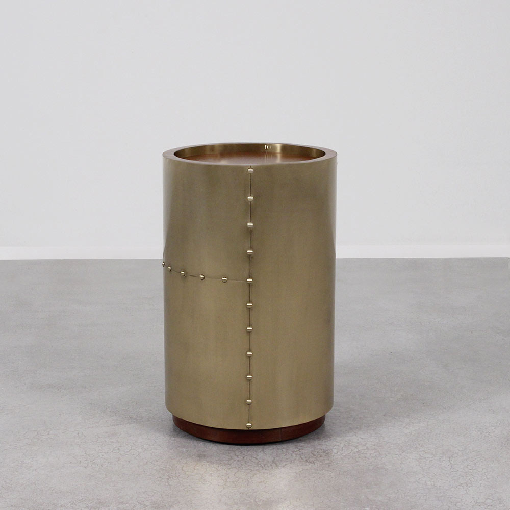 Brass Side Table Pfeifer Studio Brass Side Table Pfeifer Studio