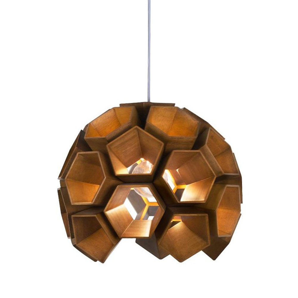 modern wood pendant light