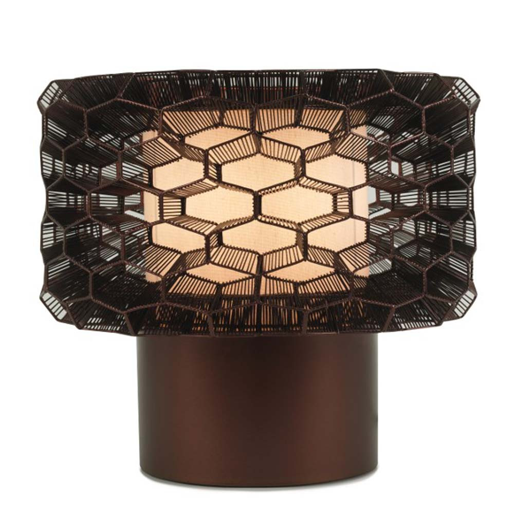 Honeycomb Metal Table Lamp | Pfeifer Studio