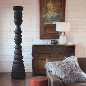 La Silueta Sculpture
16 dia x 78 H inches
Ebony Finish
Oiled Topcoat